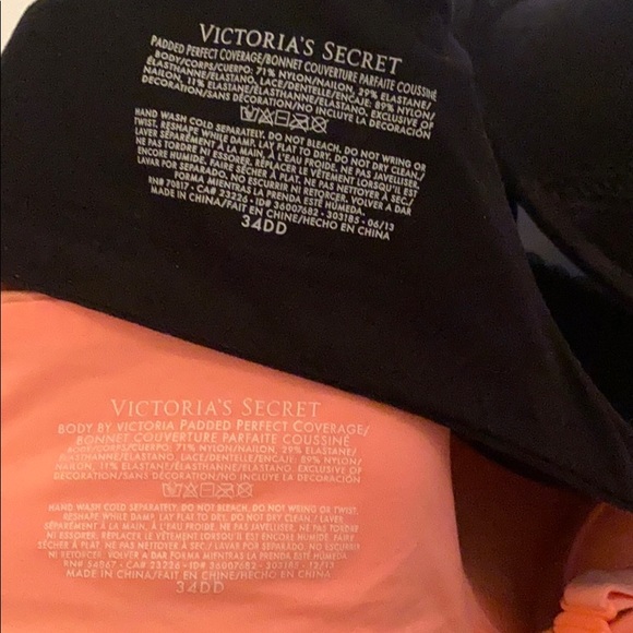 VS Body by Victoria Perfect Shape 34DD SET OF TWO - Picture 4 of 4